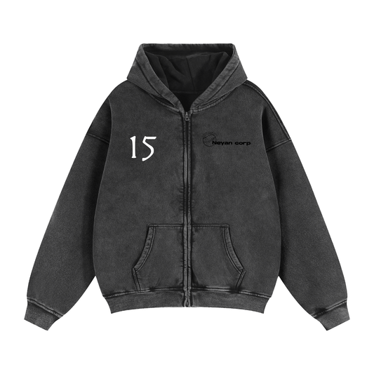 Neyan Corp - Cloudy Hoodie Zip Up Heavy Weight